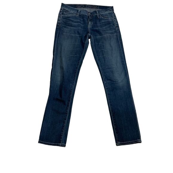 GOLDSIGN‎ Jeans Frontier Straight Leg Mid-Rise Med. Wash WMN EU26 US2 see msrmts - Picture 2 of 11